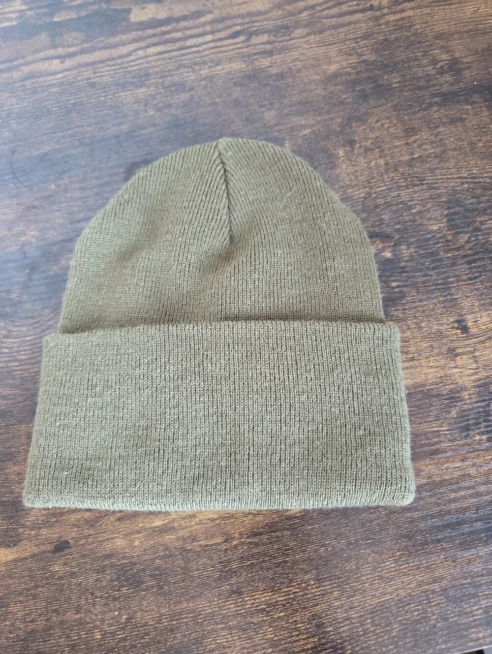 Adidas Originals Tall Utility Beanie Olive Army Green Unisex Streetwear Cuffed0